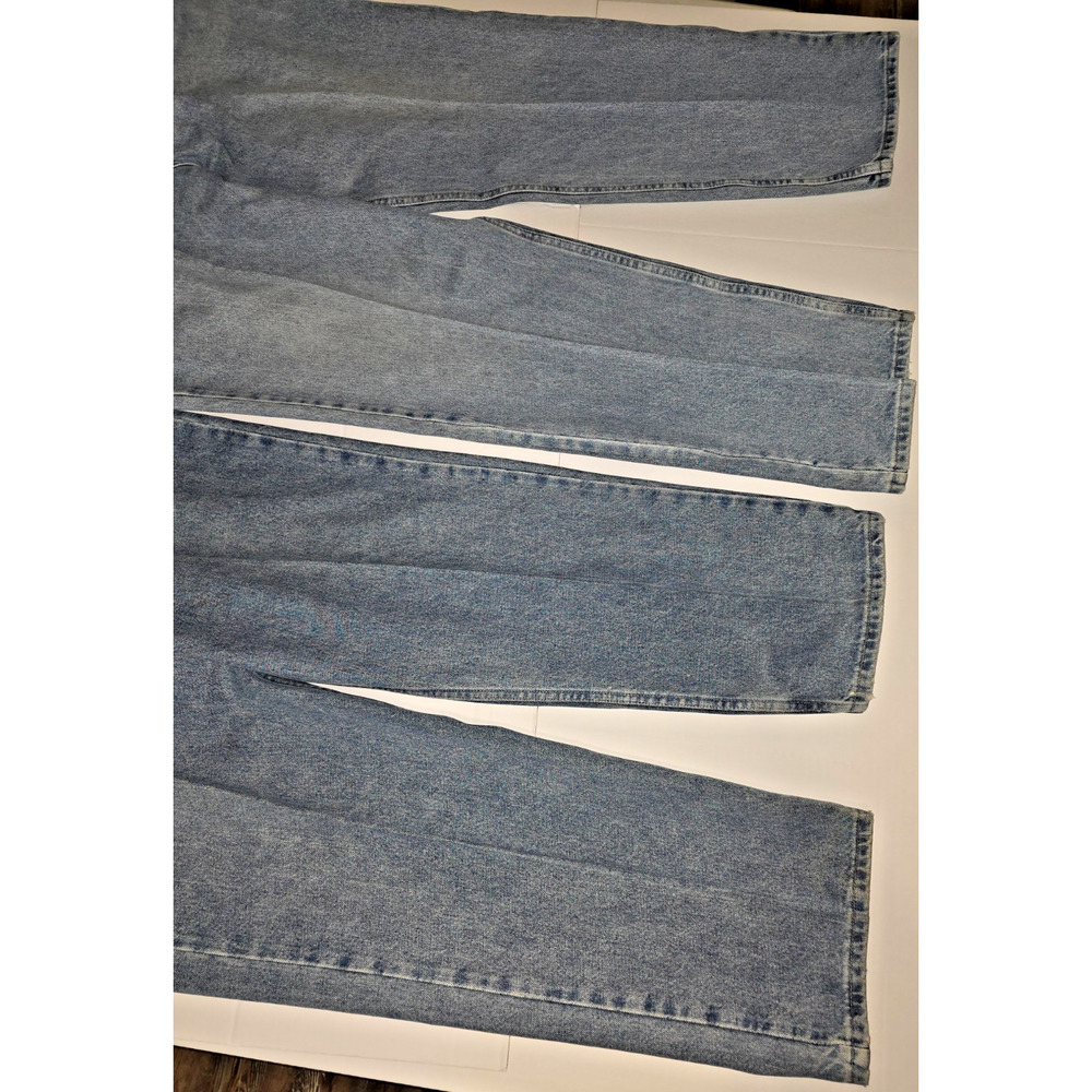 Lot of 2pcs Wrangler Men’s Blue Straight Leg Casual Style Jeans Size 40x32 M020 - Picture 15 of 16